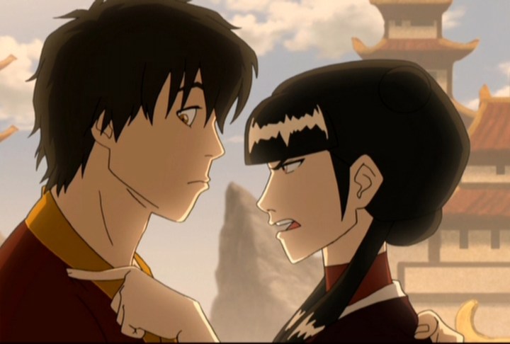 Mai gives Zuko a stern warning