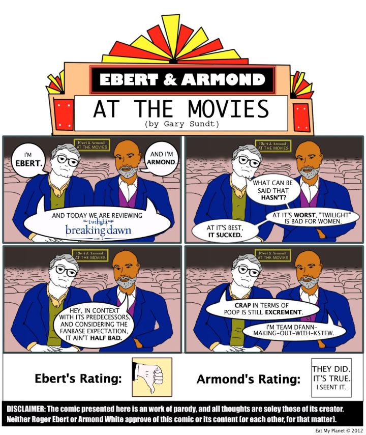 Ebert & Armond review Bill Condon's TWILIGHT: BREAKING DAWN - PART 2!