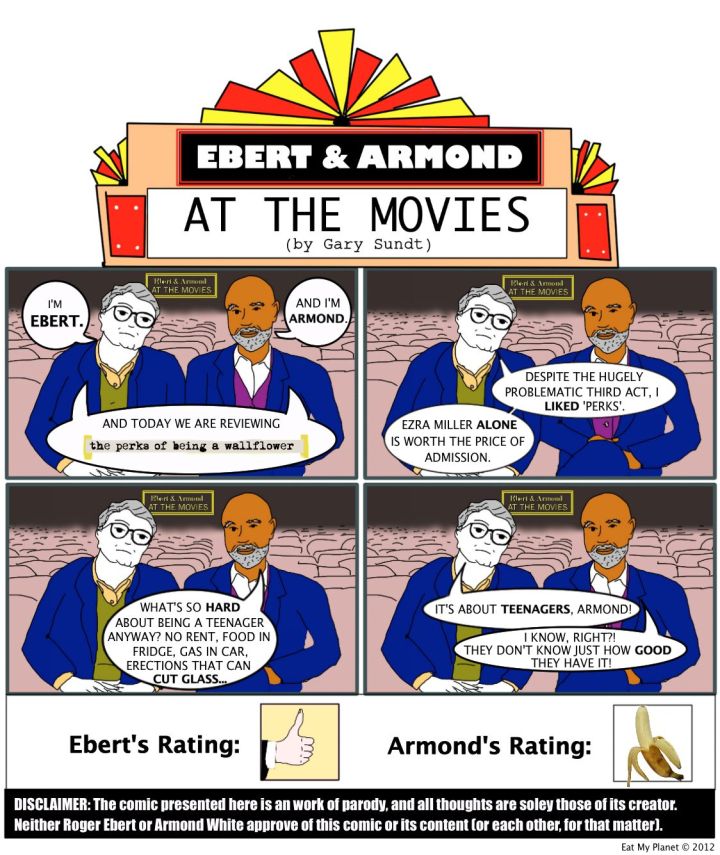 Ebert & Armond review Stephen Chbosky's "The Perks Of Being A Wallflower"!