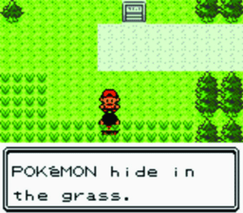 Wait a minute...YOU'RE hiding in the grass. ARE YOU A POKEMON????