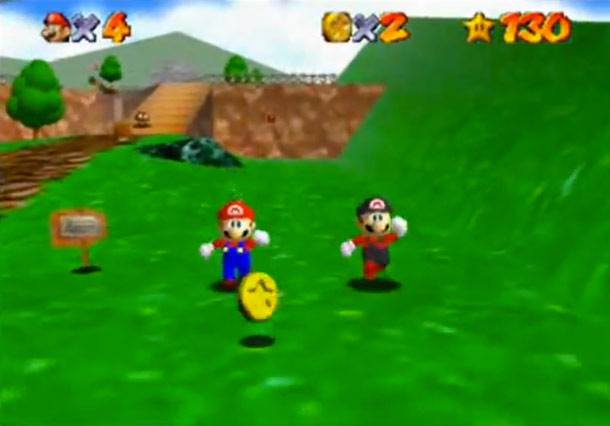 Because Mario Twin Wonder Powers activate. 