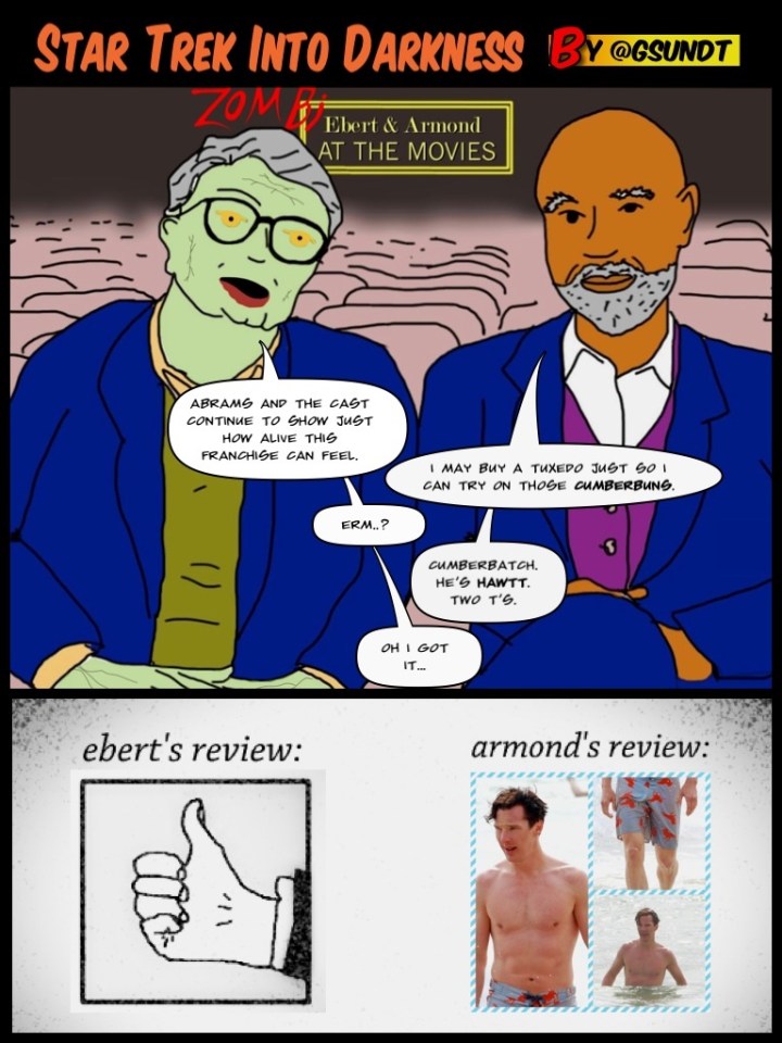 STAR TREK INTO DARKNESS: Reviewed by Ebert & Armond