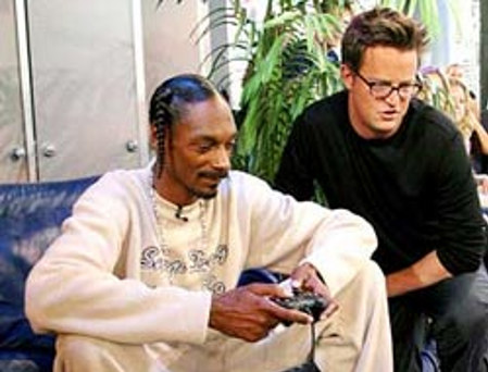 Even Snoop Lion and...Chandler from Friends like playing games, dad. CHANDLER FROM FRIENDS