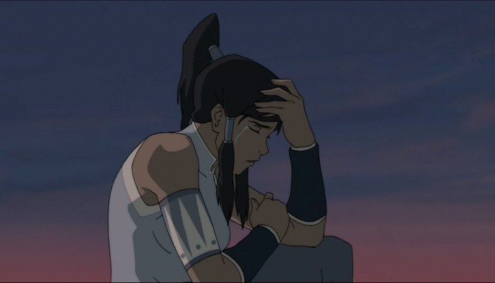 Korra Crying