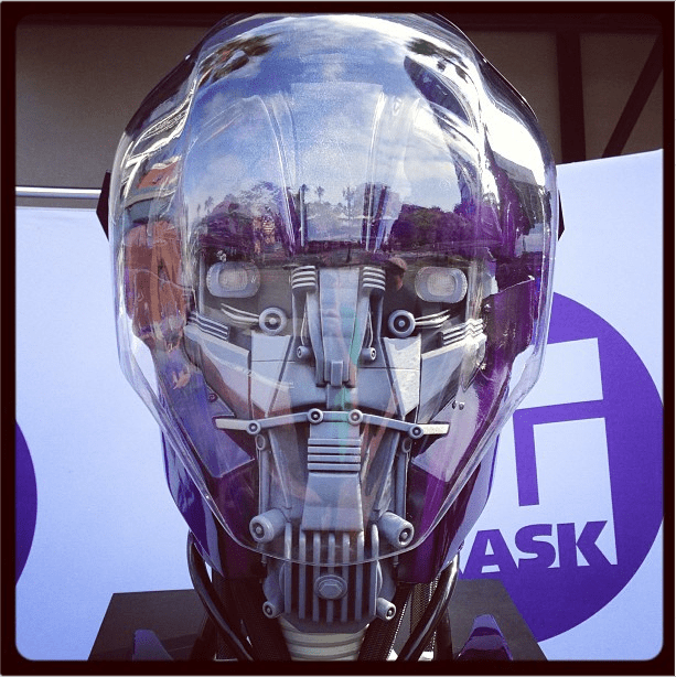 Sentinel head, courtesy of Comic Con.