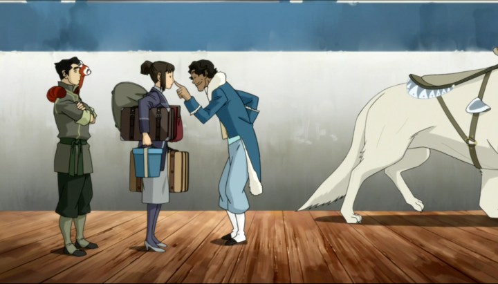 Varrick beeped her nose. They are officially the most adorable ever...
